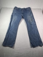 Men's Dickies 6 Pocket Work Jeans Blue Size 38x30 Regular Fit Straight Leg Denim