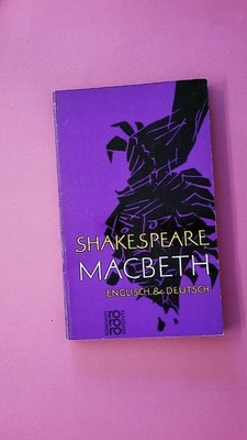 250657 Shakespeare MACBETH --- ENGLISCH UND DEUTSCH