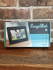 New Tangelo Snapshot 7" Digital Photo Frame Built In Speakers Remote Control
