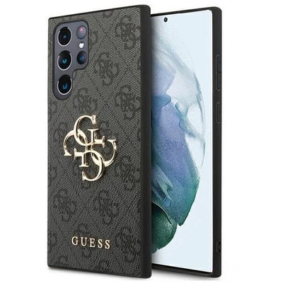 Handyhülle für Galaxy S22 Ultra Guess Case Cover Schutzhülle Etui Hülle Grau