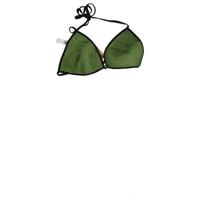 Gina Tricot, Bikinioberteil, Größe: L, Gelb/Schwarz, Sonstiges, Mesh, Damen #VAb