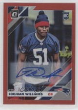 2019 Panini Donruss Optic Rookies Red Prizm 50/50 Joejuan Williams #121 Auto 0v0
