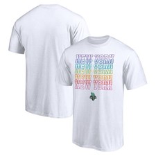 Unisex White New York Liberty Wordmark Pride T-Shirt