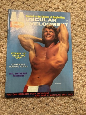 January, 1973 Muscular Development muscle builder Ell Darden