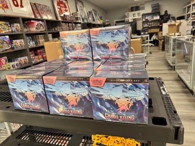 Pokmon Mega Evolution Chaos Rising Elite Trainer 10 Box Case G1N