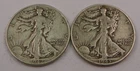 1942-P and 1943-P  Walking Liberty Half Dollars VG/Fine (2 Coins)