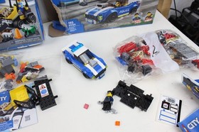 Lot of City Lego Fire Truck 60002 30002 30590 60284 60242 Road work police