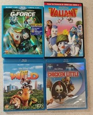 4x Blu-ray Lot,"G,-force""Valiant""the wild""chicken little"