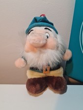 Playmakers Vintage Snow White and The Seven Dwarfs Soft Toy Plush Teddy Happy