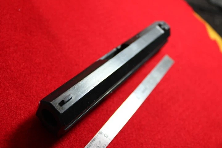 Jennings Bryco 59,380 acp parts, Slide,Extractor & sights,black, 8125-267 - Image 3 of 4