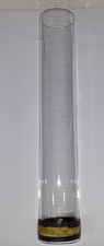RARE VERRE LAMPE HUILE POUR BEC. BOBECHE DE 5,2 A 5,7 CM HAUTEUR ENVIRON 28 CM