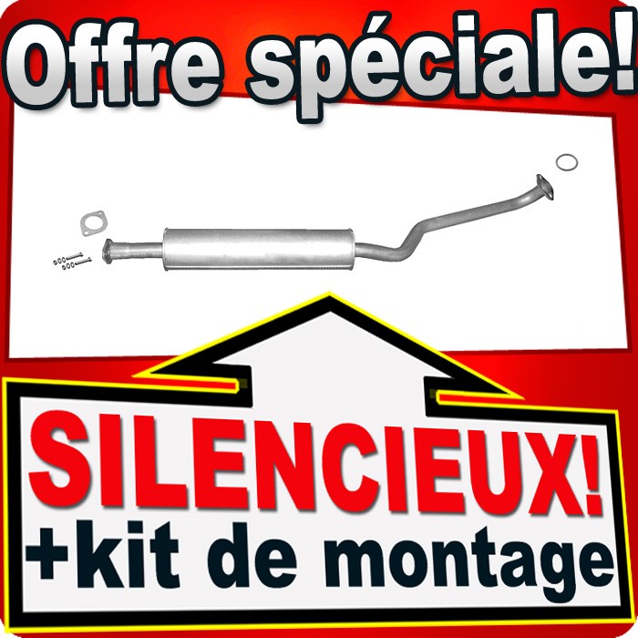 Silencieux Nissan Primera 1.6 1.8 anti-bruit pour réparer un échappement rouillé 2002-2007