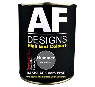 250ML Autolack für Hummer GRM308N Cosmic Quartz Metallic Basislack spritzfertig