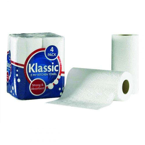 Valuex Kitchen Towel 2 Ply White Pack 24 1105090 - 第 1/3 張圖片