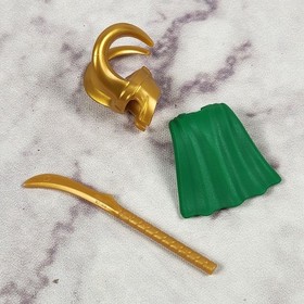 LEGO Marvel Super Heroes Loki sh0968 Minifigure Flexible Rubber Cape