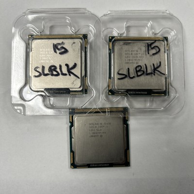 Lot of Three (3) Intel Processors   SLBLK