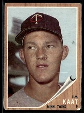 1962 Topps Jim Kaat Low Grade Set Break #21