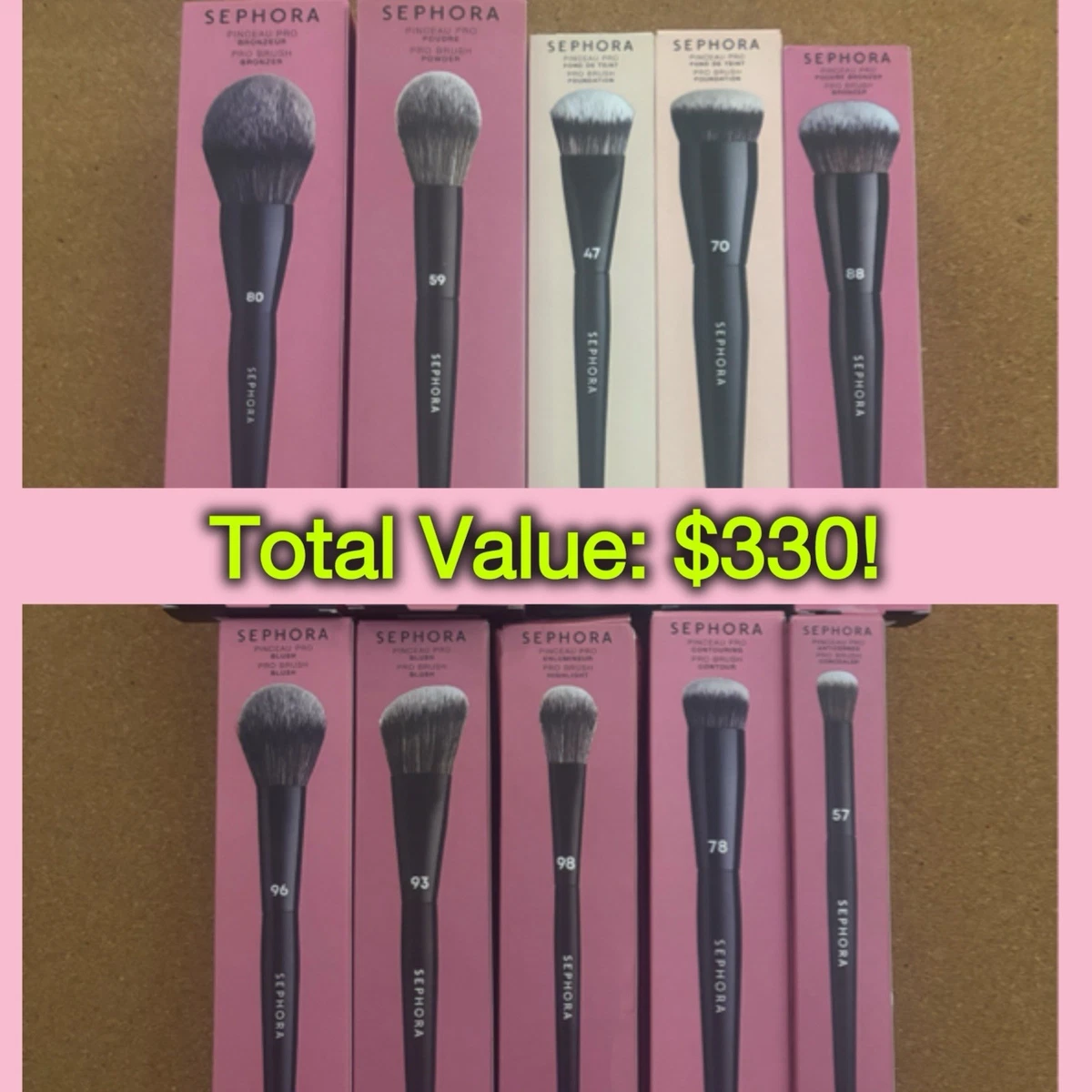 Sephora Brush Set for sale | eBay