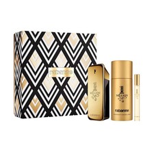 Paco rabanne one million 3 pcs set for men: 3.4 eau de toilette spray 5.1 deod