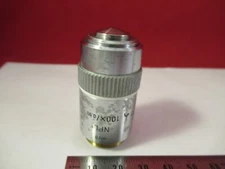 LEITZ OBJECTIVE 100X INFINITY NPL OPTICS MICROSCOPE PART AS PICTURED #10-B-25