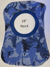 Bib 18" Neck Pull Over Head T-Shirt Special Needs Drool Cotton Polyester Blend