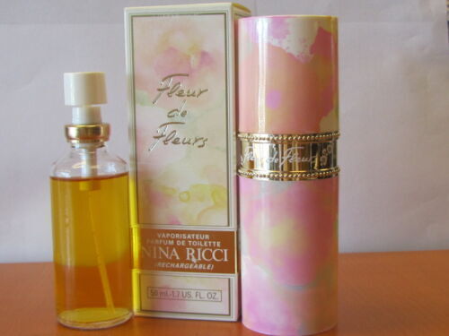 Fleur De Fleurs BY NINA RICCI 1.7oz RECHARGEABLE EDP SPRAY NEW IN