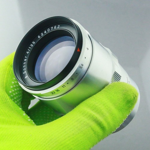 M42, SONNAR 4 / 135 Q1 alluminio, quasi come nuovo, Carl Zeiss Jena CZJ preset #6498052 ☆☆☆ - Foto 4 di 7