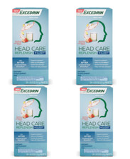 4-Excedrin Head Care Replenish  Sleep, 64 Packets Total, check BB 