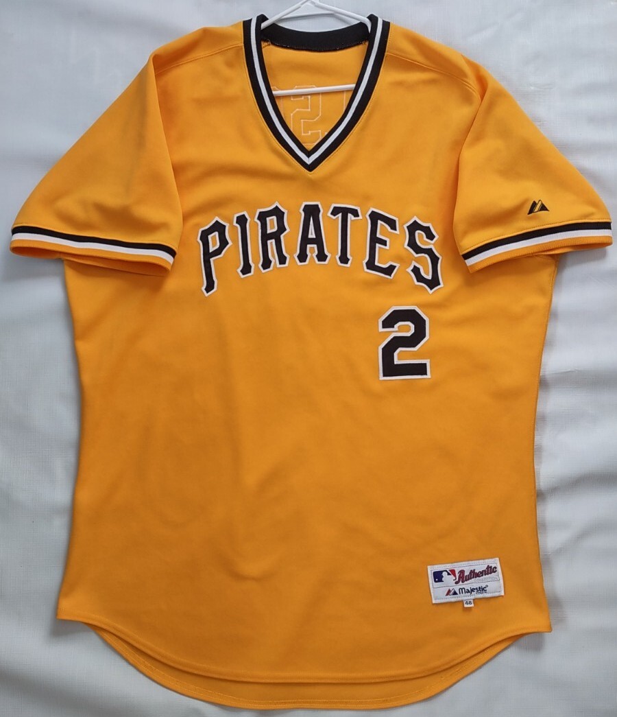 VTG RARE MAJESTIC PITTSBURGH PIRATES #2 JACK WILSON BASEBALL