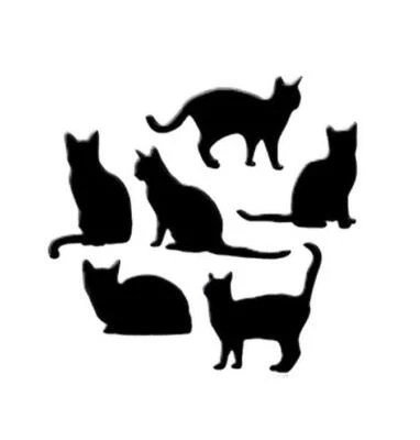 Stencil metallo animali gatti scrapbooking album fotografico carta card fustelle decorative