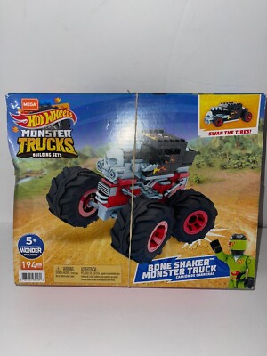 Hot Wheels Mega Construx Monster Trucks Bone Shaker Set brand new