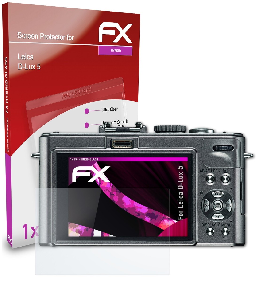 Protection Écran En Verre Hybride Brotect AirGlass Pour Leica D-Lux 7 - Anti-Rayures 9H, Anti-Empreintes, Installation Facile - 3