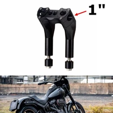 1" Handlebar Pullback Riser Kit For Harley Dyna Softail Sportster Street Bob