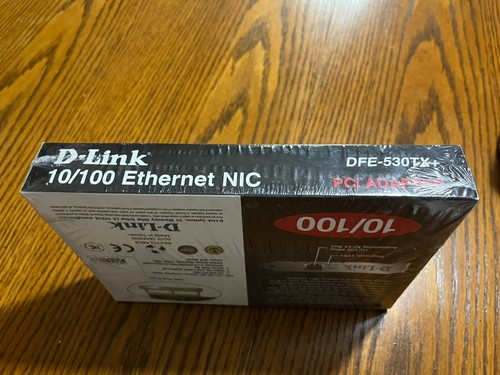 D-Link DFE-530TX+ Rev D2 PCI Fast Ethernet Card 10/100 BaseT NIC BootROM Sealed - Picture 3 of 9