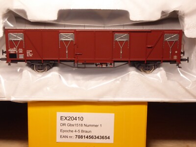 Exact-Train EX20410 H0 Güterwagen Gbs 1518 DR Epoche 4 neuwertig mit NEM+KK, OVP