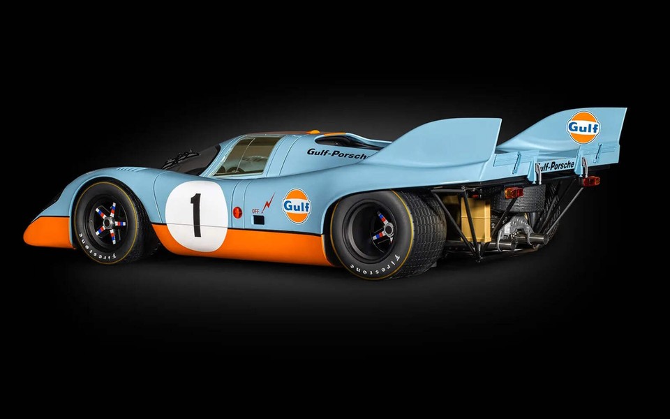 Pocher Porsche 917K Gulf Edition 1/8 Scale Die-Cast Model Car Kit HK118 ...
