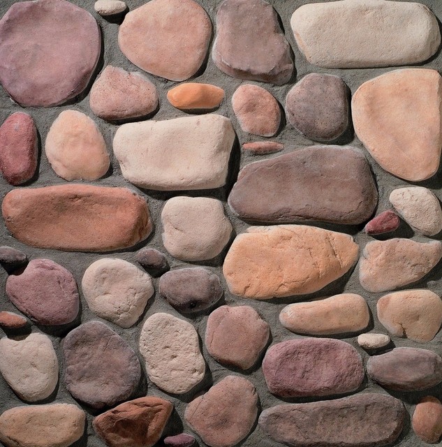 Stone Veneer Cultured River Rock 96 Square Feet | eBay
