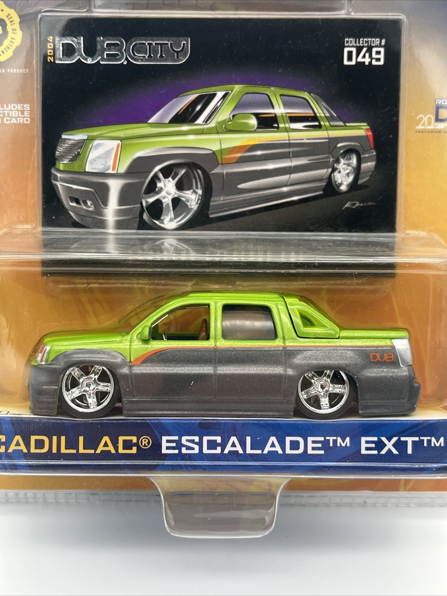 ミニカー 2002 CADILLAC ESCALADE DAB CITY 2002 Cadillac Escalade Lowrider Black Jada Dub City KMC 20