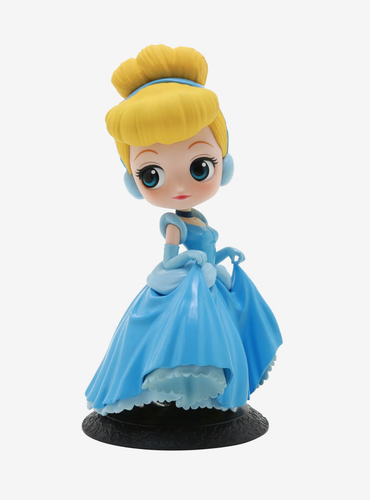 Banpresto Disney Princess Cinderella Blue Dress Anime Figure Q Posket Ebay