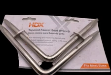 Faucet Seat Wrench FNEW HDX 1000 012 512 Tapered  (2) Fits Most Sizes