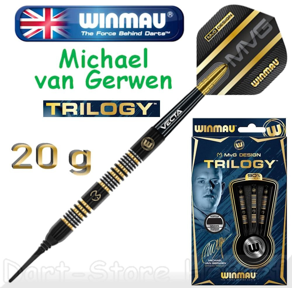 Winmau MvG Trilogy 20g マイケル・ヴァン・ガーウェン ダーツ > ソフトダーツ > ブランド【ア行】 > ウィンモウ