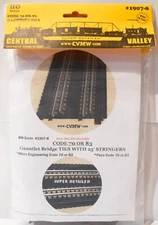 Central Valley #1907-8 Bridge Ties - 25' Stringers -- Code 70 or 83 Gauntlet
