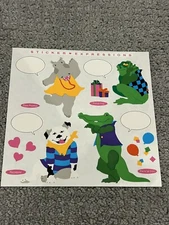 Mrs Grossman's GIANT Sticker - ANIMAL STICKER EXPRESSIONS 1 Excellent Sheet