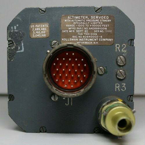 Kollsman Altimeter Aircraft Altitude Indicator A428990016 (Boeing 747