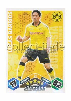 Match Attax 10/11 - 36 - LUCAS BARRIOS