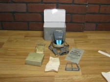 Vintage MSA Dustfoe Respirator #66 Mine Safety Appliances USA In Metal Tin.