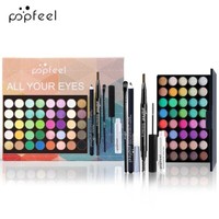 Augen Make-Up Set – Lidschatten Palette , Eyeliner , Mascara , Augenbrauenstift