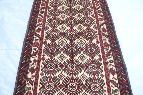 3x5 Ft, Fine Quality handmade Soft Wool Rug, Turkmen Bukhara Rug, Entry Way Rug - Picture 2 of 13