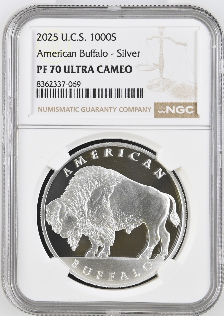 American Buffalo 1 oz Proof Silver Coin 0.00001 Bitcoin UCS 2025 PF70 NGC |  eBay
