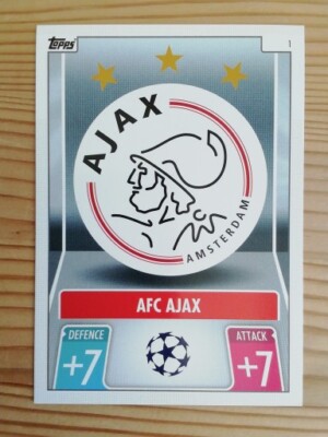 Topps Champions League 2021/2022 Trading Card 1 Club Badge - AFC Ajax Amsterdam 